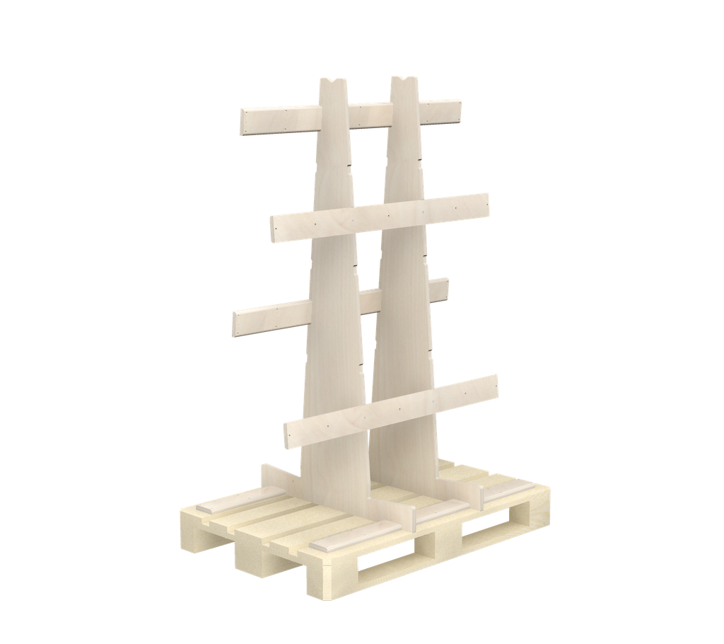 Euro Pallet Transport Rack SRP80.110 Deltarack BV